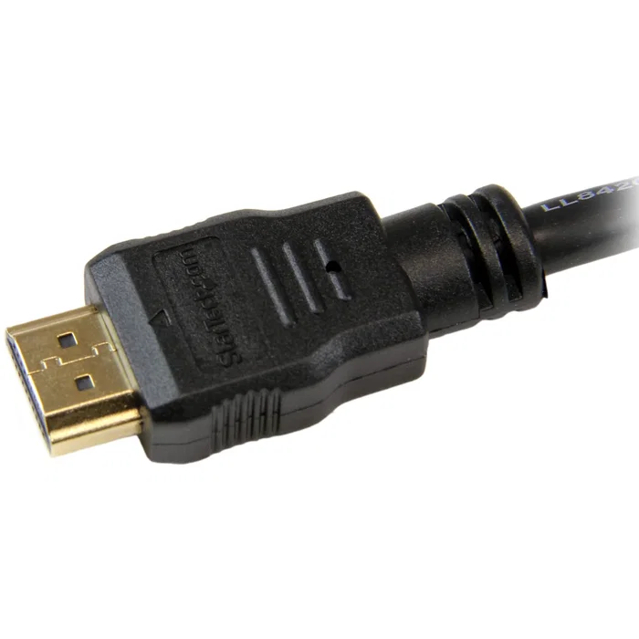 StarTech HDMM6 Cable HDMI Alta Velocidad 1.8m con Ethernet, 4K Ultra HD, 3D, Audio ARC, 28 AWG, Conectores Dorados, Negro