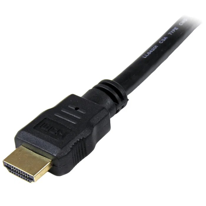 StarTech HDMM6 Cable HDMI Alta Velocidad 1.8m con Ethernet, 4K Ultra HD, 3D, Audio ARC, 28 AWG, Conectores Dorados, Negro