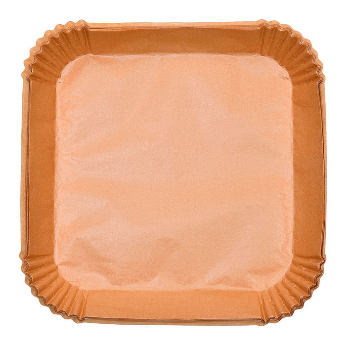 Masterpro Bandeja de papel cuadrada para freidora de aire, 26 x 26 cm, 50 uds