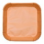 Masterpro Bandeja de papel cuadrada para freidora de aire, 26 x 26 cm, 50 uds