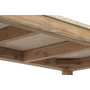 DKD Home Decor Mesa de Centro de Madera Reciclada y Mármol 120x60x40