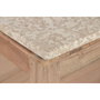 DKD Home Decor Mesa de Centro de Madera Reciclada y Mármol 120x60x40