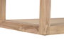 DKD Home Decor Mesa Centro Madera Reciclada Mármol Natural Beige 120x60x40 cm