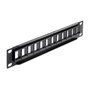 DeLOCK Patch Panel Keystone 12 Puertos 10 pulgadas
