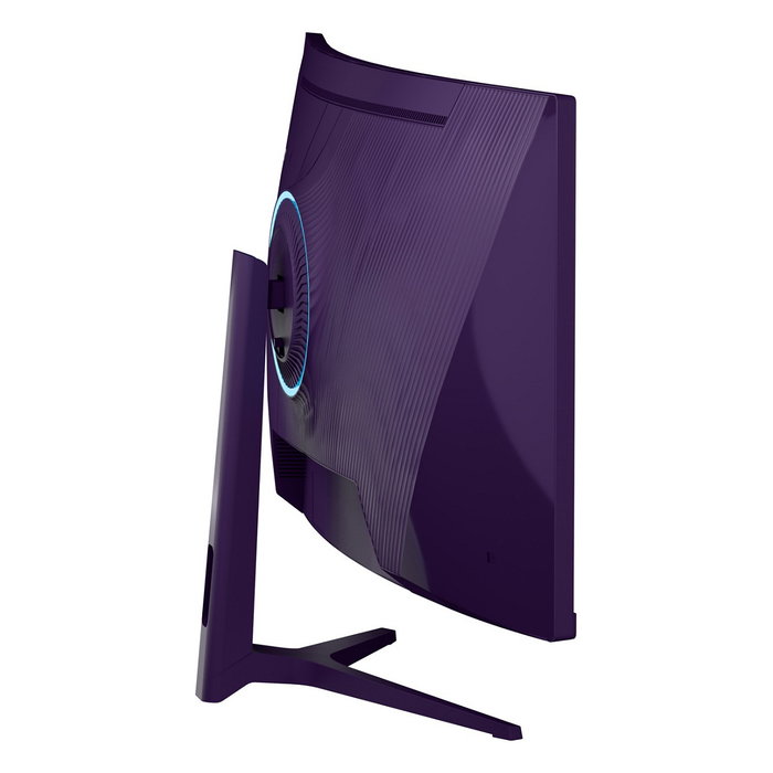 Arozzi Nova 34" Monitor Curvo Gaming - Panel VA, 165 Hz, 3440x1440 4K Ultra HD, 1 ms, HDR, HDMI, DisplayPort, Color Púrpura