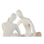 DKD Home Decor Figura de Resina y Mango Barca Blanco