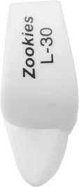 DUNLOP Púas Pulgar Zookies Blanca - Pack de 12 Unidades
