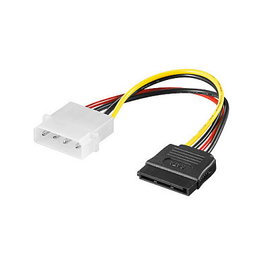 GoodConnections Alcasa 5021-ATA Cable de alimentación interno Molex a SATA