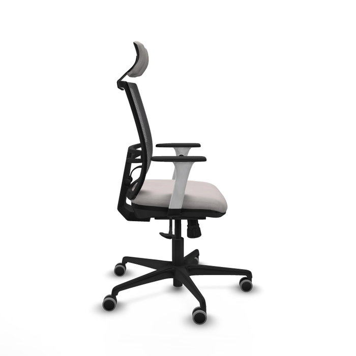PIQUERAS Y CRESPO Silla de oficina Yunquera con mecanismo Sincro Blanco/Negro PIQUERAS Y CRESPO Silla de oficina Yunquera con mecanismo Sincro Blanco/Negro