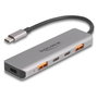 DeLOCK 64302 Hub USB 10 Gbps con 2 puertos Tipo-A y 2 puertos Tipo-C, PD 95 W