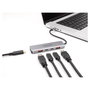 DeLOCK 64302 Hub USB 10 Gbps con 2 puertos Tipo-A y 2 puertos Tipo-C, PD 95 W