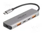 DeLOCK 64302 Hub USB 10 Gbps con 2 puertos Tipo-A y 2 puertos Tipo-C, PD 95 W