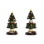 DKD Home Decor Árbol de Navidad Tradicional 23.5 x 45.5 x 23.5 cm Multicolor LED Musical 3xAA