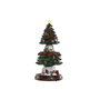 DKD Home Decor Árbol de Navidad Tradicional 23.5 x 45.5 x 23.5 cm Multicolor LED Musical 3xAA