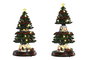 DKD Home Decor Árbol de Navidad Tradicional 23.5 x 45.5 x 23.5 cm Multicolor LED Musical 3xAA