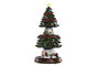 DKD Home Decor Árbol de Navidad Tradicional 23.5 x 45.5 x 23.5 cm Multicolor LED Musical 3xAA