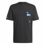 Camiseta de Manga Corta Hombre Adidas Remoji Pocket Graphic Negro