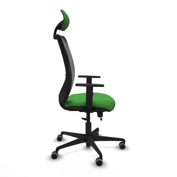 PIQUERAS Y CRESPO Silla de oficina Zulema Verde con mecanismo Sincro/Traslack PIQUERAS Y CRESPO Silla de oficina Zulema Verde con mecanismo Sincro/Traslack