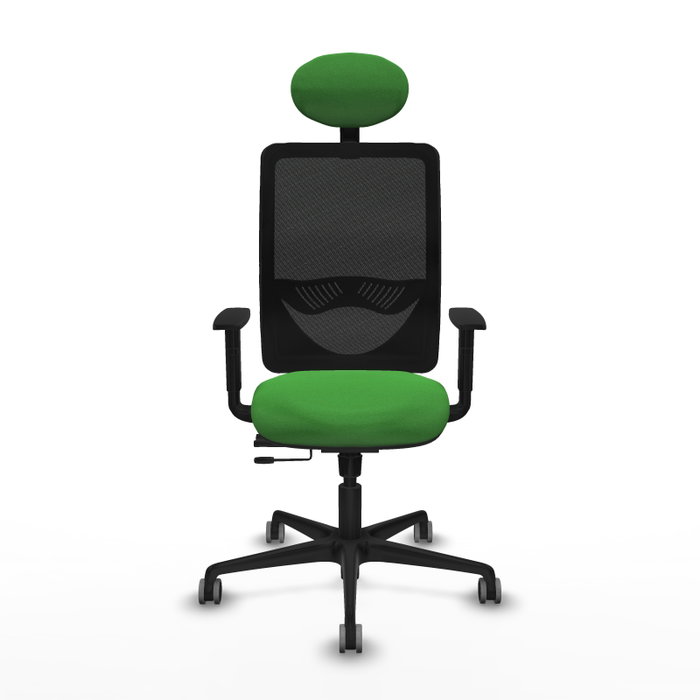 PIQUERAS Y CRESPO Silla de oficina Zulema Verde con mecanismo Sincro/Traslack PIQUERAS Y CRESPO Silla de oficina Zulema Verde con mecanismo Sincro/Traslack