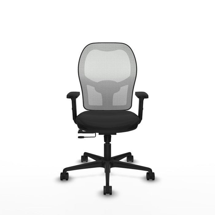PIQUERAS Y CRESPO Silla de oficina Jorquera con mecanismo Sincro/Traslack, Similpiel Negro y Malla Blanco PIQUERAS Y CRESPO Silla de oficina Jorquera con mecanismo Sincro/Traslack, Similpiel Negro y Malla Blanco