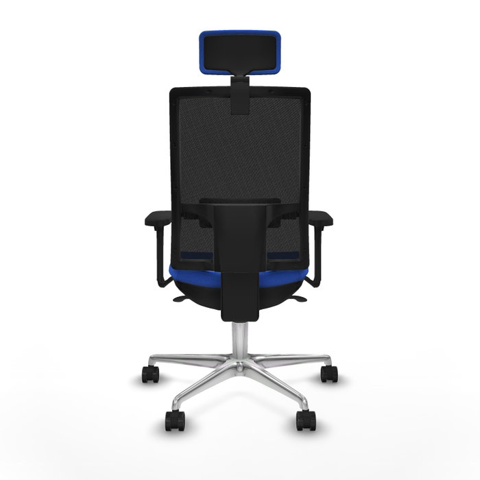 PIQUERAS Y CRESPO Silla de oficina Horna con Mecanismo Sincro, Azul y Negro PIQUERAS Y CRESPO Silla de oficina Horna con Mecanismo Sincro, Azul y Negro