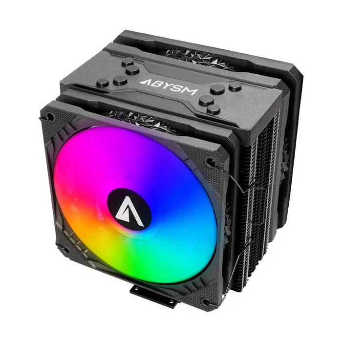 Abysm Snow IV Black ARGB Refrigerador de CPU con 4 Heatpipes y ARGB Abysm Snow IV Black ARGB Refrigerador de CPU con 4 Heatpipes y ARGB