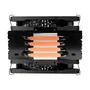 Abysm Snow IV Black ARGB Refrigerador de CPU con 4 Heatpipes y ARGB