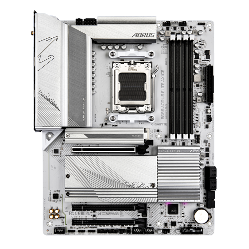 Gigabyte B650 AORUS ELITE AX ICE Blanco Gigabyte B650 AORUS ELITE AX ICE Blanco