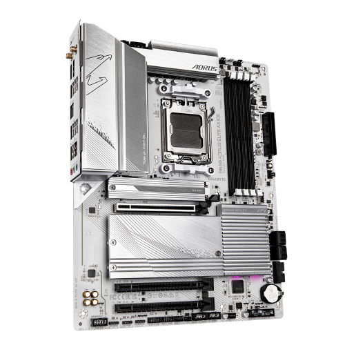 Gigabyte B650 AORUS ELITE AX ICE Blanco Gigabyte B650 AORUS ELITE AX ICE Blanco