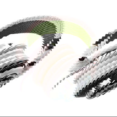 Thermaltake Tt eSPORTS DRACCO - Auriculares Gaming Alámbricos para PC/Consolas, Diadema Supraaural, 10-22000 Hz, Conector 3.5 mm, Color Verde y Blanco