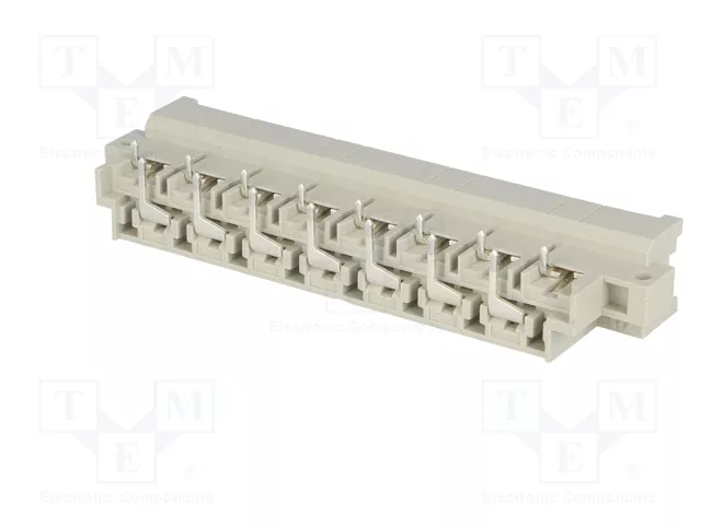 HARTING Conector DIN 41612 Macho de 15 Pines Angulado 90° 15A HARTING Conector DIN 41612 Macho de 15 Pines Angulado 90° 15A