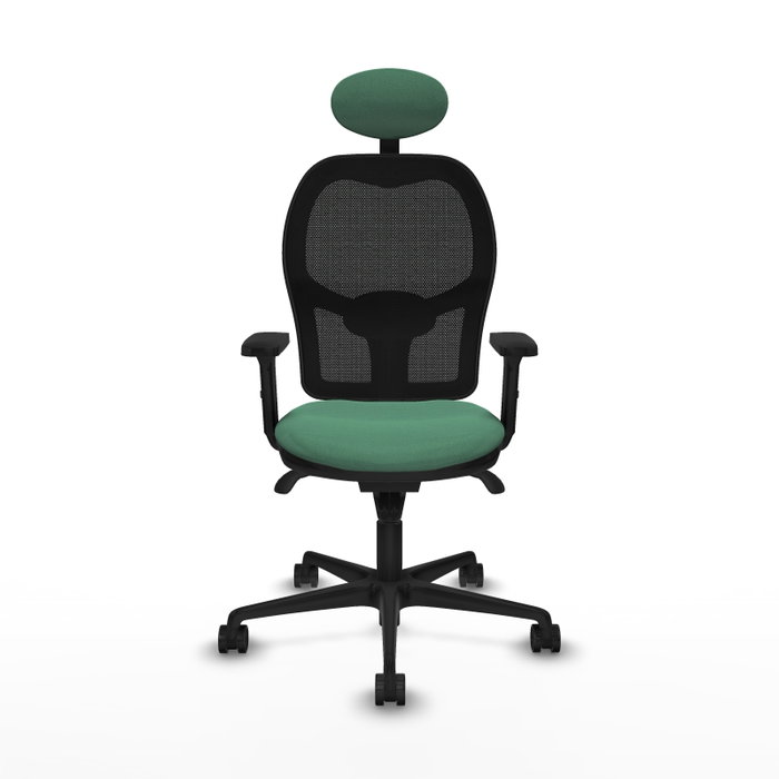 PIQUERAS Y CRESPO Silla de oficina Jorquera Verde esmeralda y Negro