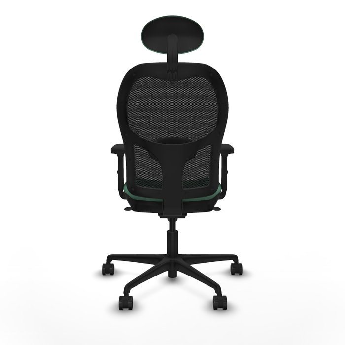 PIQUERAS Y CRESPO Silla de oficina Jorquera Verde esmeralda y Negro