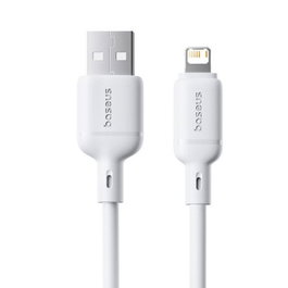 Baseus Silky Series Cable USB-A a Lightning 2.4A 1m Blanco