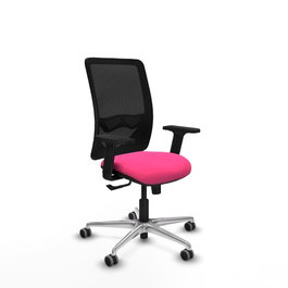 PIQUERAS Y CRESPO Silla de oficina Zulema Rosa y Negro