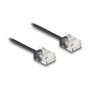 DeLOCK Cable de red RJ45 Cat.6 UTP Ultra Slim 3 m Negro