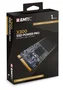 Emtec X300 SSD 1 TB NVMe M.2 PCIe 3.0 - Lectura 2500 MB/s, Escritura 2000 MB/s - Para PC y Portátil