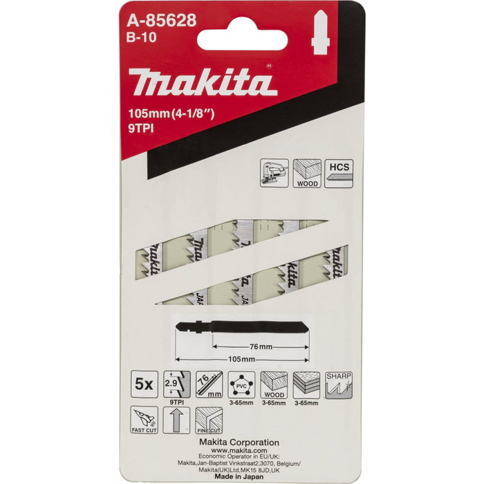 Makita A-85628 Jigsaw Blade B-10 Makita A-85628 Jigsaw Blade B-10