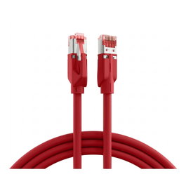 EFB Elektronik K8052.025 Cable de parcheo RJ45 Cat.6A S/FTP LSZH Rojo 0,25 m
