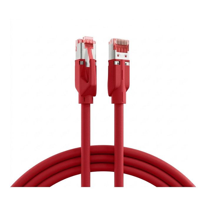 EFB Elektronik K8052.025 Cable de parcheo RJ45 Cat.6A S/FTP LSZH Rojo 0,25 m EFB Elektronik K8052.025 Cable de parcheo RJ45 Cat.6A S/FTP LSZH Rojo 0,25 m