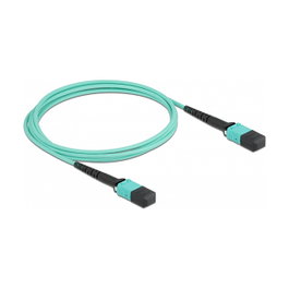DeLOCK Cable de fibra óptica MPO hembra a MPO hembra 12 fibras OM4 2 m