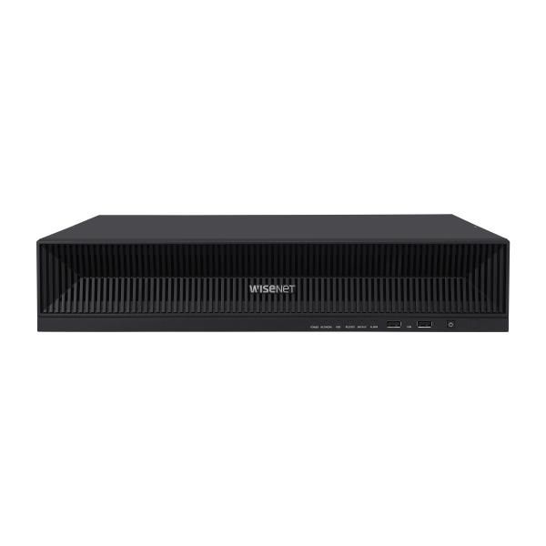 Hanwha Grabador de Red NVR 16 Canales 16 Puertos PoE 32MP 140Mbps, Wisenet X, Sin Disco