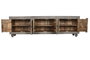 DKD Home Decor Mueble TV Gris Madera 200 x 40 x 61 cm