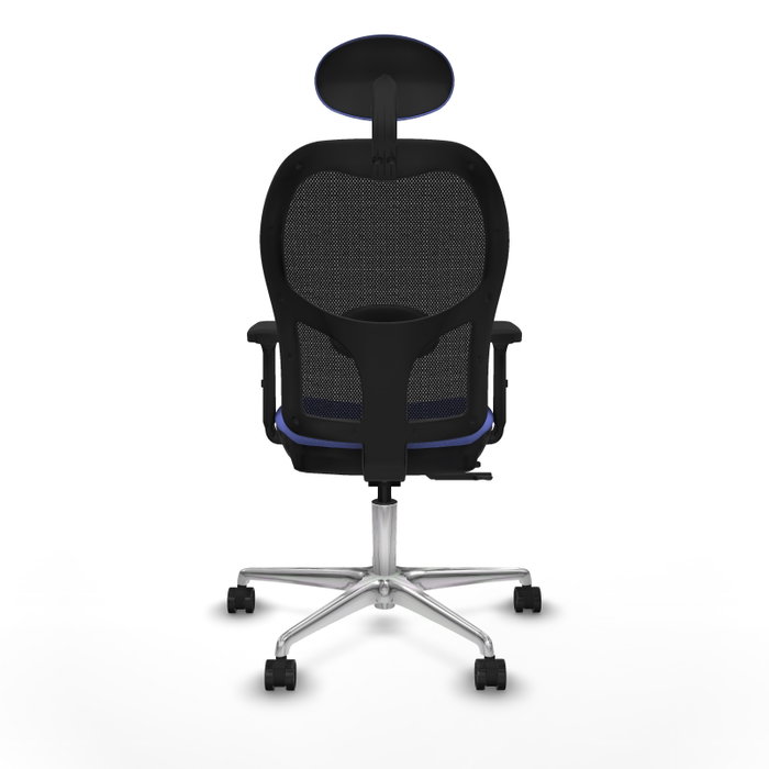 PIQUERAS Y CRESPO Silla de oficina Jorquera con mecanismo Sincro/Traslack, Azul claro y Negro PIQUERAS Y CRESPO Silla de oficina Jorquera con mecanismo Sincro/Traslack, Azul claro y Negro