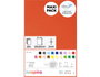 Innspiro Goma EVA naranja láminas adhesivas 20x30cm x 2mm (20 unidades)