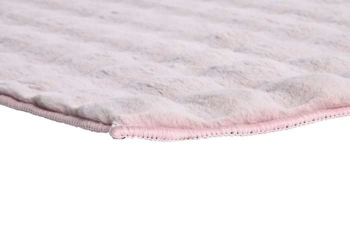 DKD Home Decor Alfombra de Poliéster Malva 175x100x3 cm