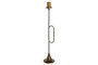 DKD Home Decor Portavela Dorado Trompeta 21 x 98 x 21 cm Metal
