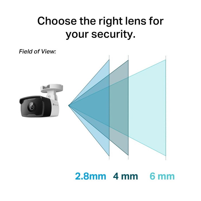 Tp-Link VIGI C330I(4MM) Cámara de red tipo bullet de 3MP para exteriores