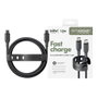 PanzerGlass Racing 240W USB-C a USB-C Cable USB 2.0, 1.2 Metros, Negro - Empoderamiento by PanzerGlass