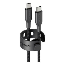 PanzerGlass Racing 240W USB-C a USB-C Cable USB 2.0, 1.2 Metros, Negro - Empoderamiento by PanzerGlass